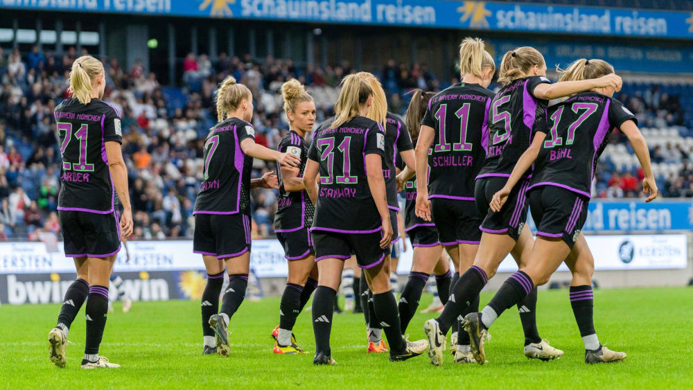 Die Bayern-Frauen mussten beim MSV Duisburg nur eine Halbzeit zittern.