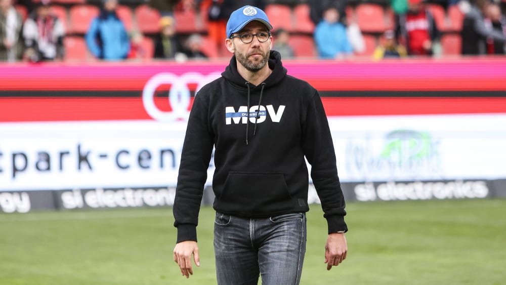 Nicht länger Trainer des MSV Duisburg: Boris Schommers.