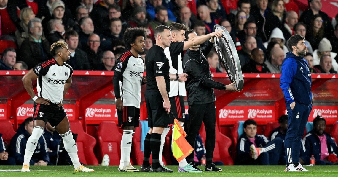 ‘Public embarrassment’ – Keown fumes as Fulham make three subs after 33 minutes