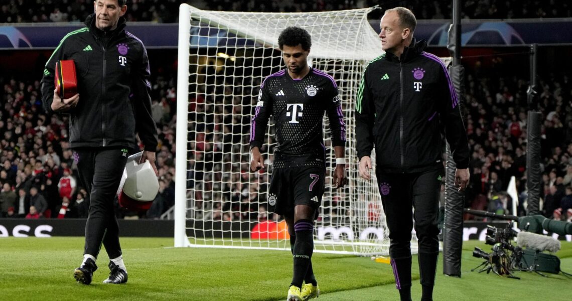 Bayern star Gnabry set to miss Arsenal clash after suffering hamstring injury