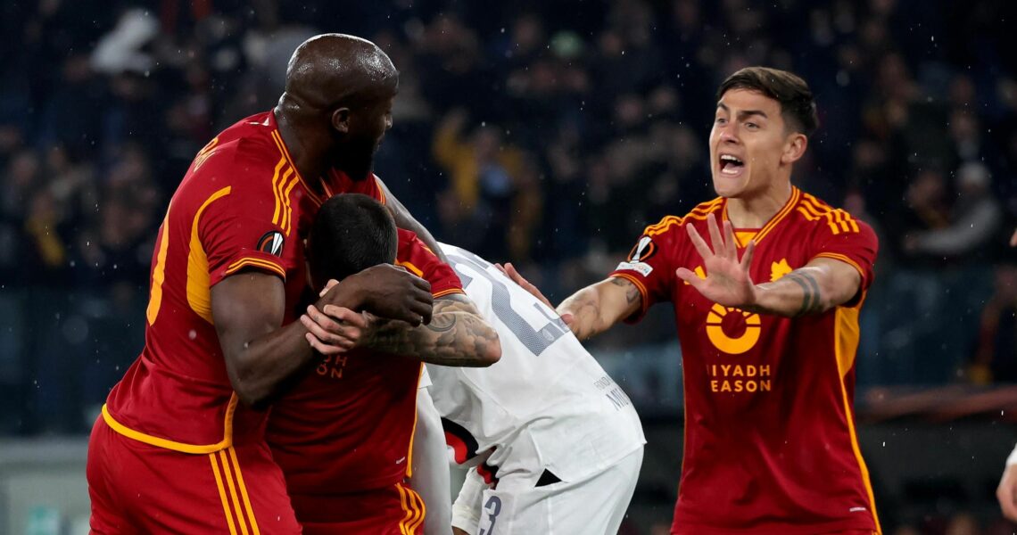 Inspired Roma surge into Europa League semis after seeing off Milan