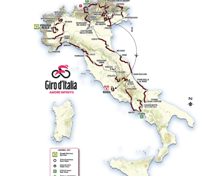 Giro d’Italia 2024: Stage routes and start times, TV and live stream schedule