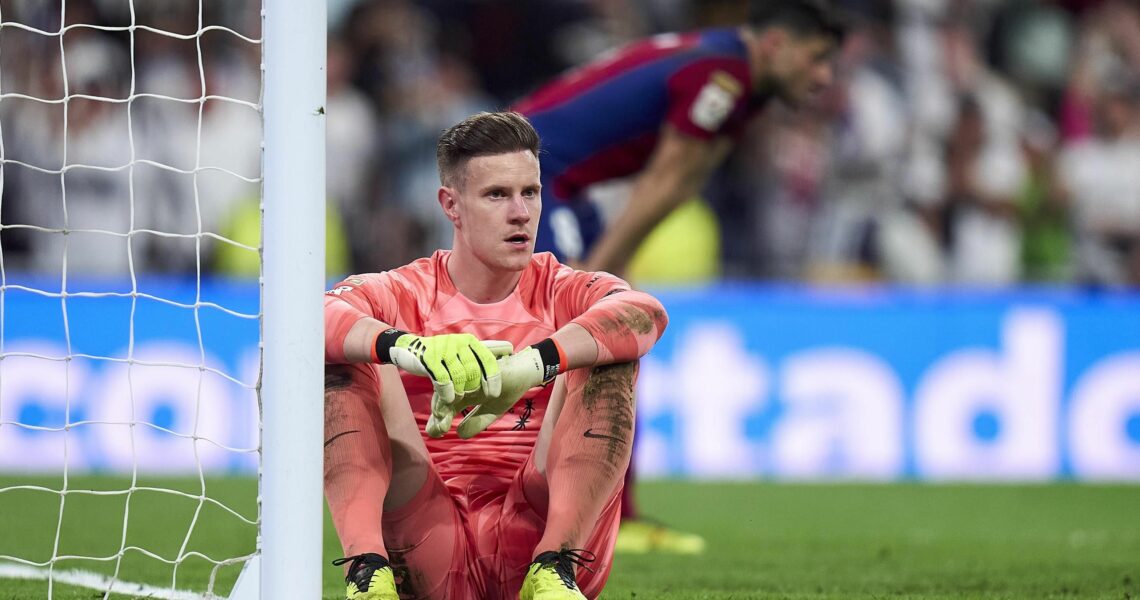 ‘It’s embarrassing’ – Ter Stegen, Xavi call for goal-line technology after El Clasico defeat