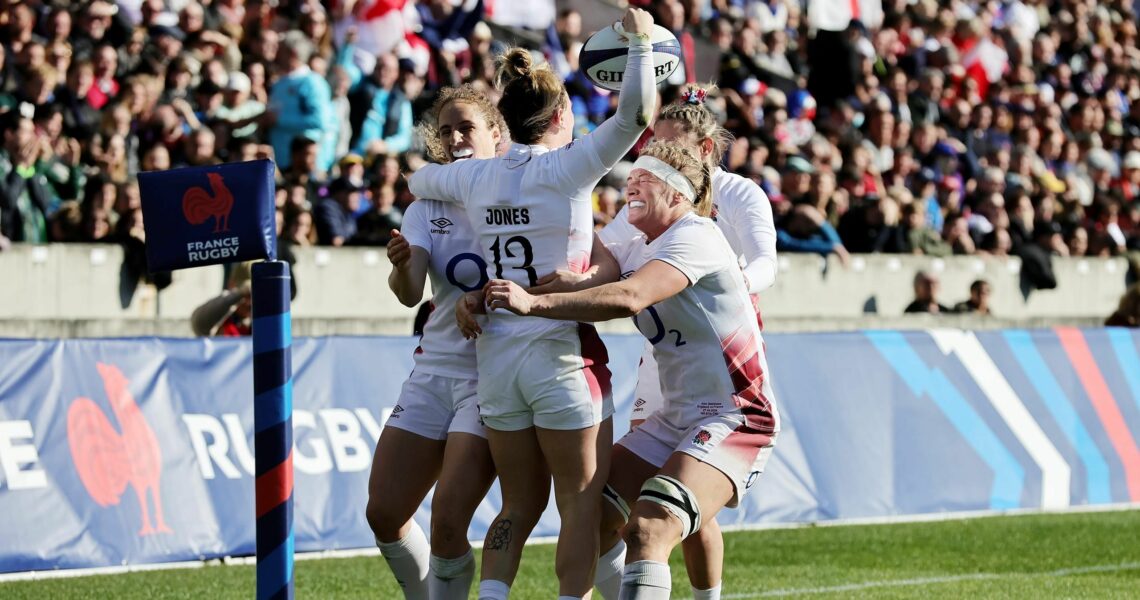 England secure third straight Grand Slam with big victory over France