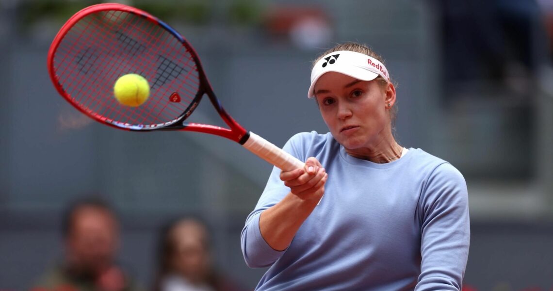 Rybakina downs Sherif to reach Madrid Open last 16