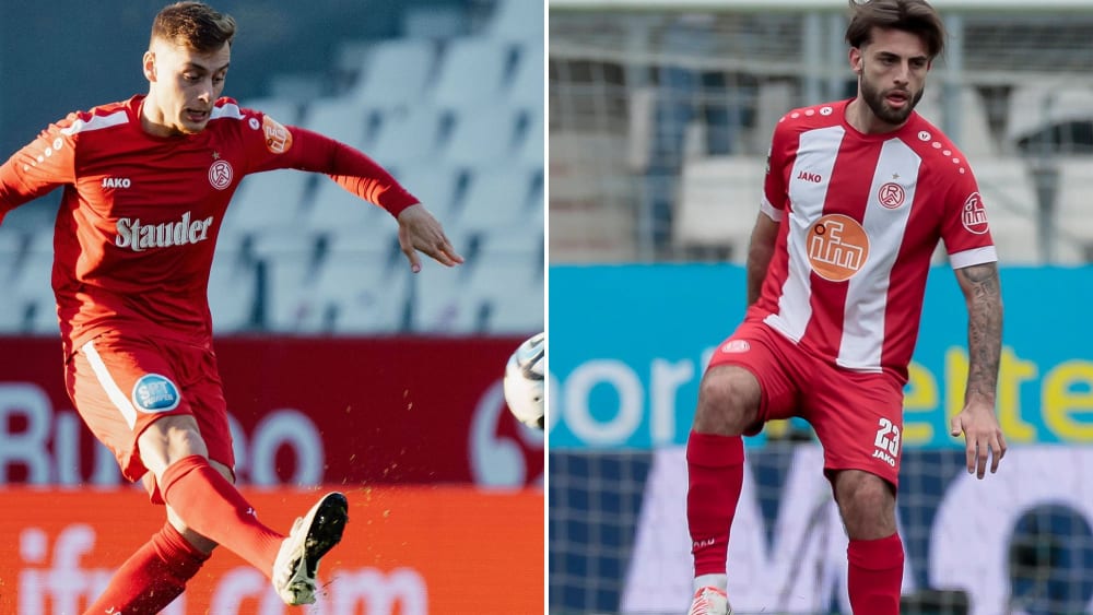 Der eine hat sich am Oberschenkel verletzt, der andere einen neuen Vertrag: Marvin Obuz und José-Enrique Rios Alonso.