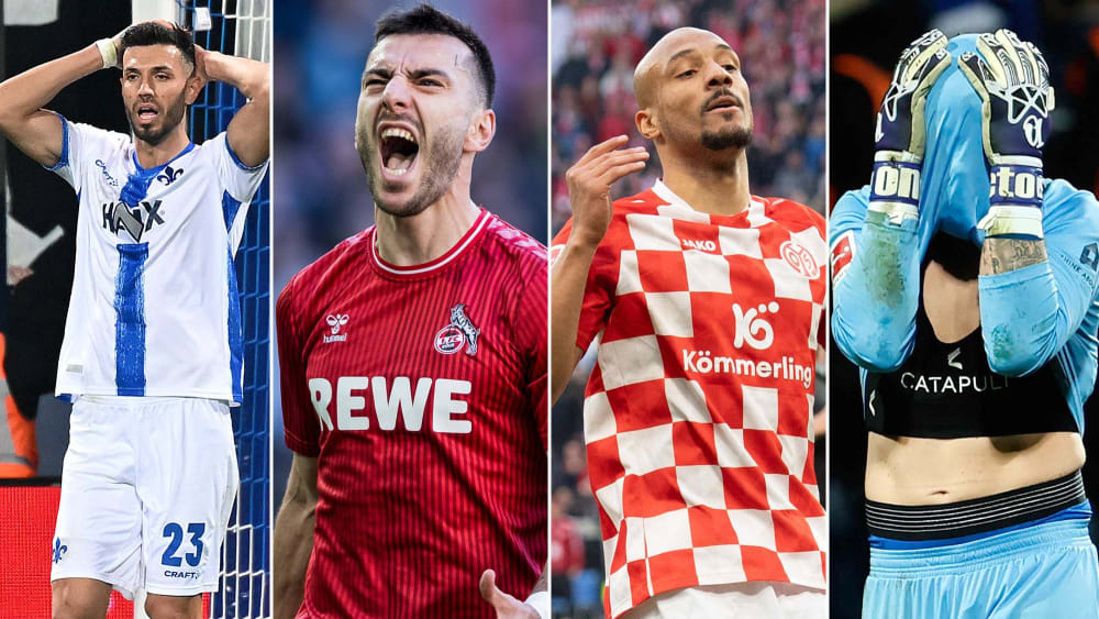 In der Bundesliga geht die Abstiegsangst um. Wen trifft es von Darmstadt, Köln, Mainz und Bochum?