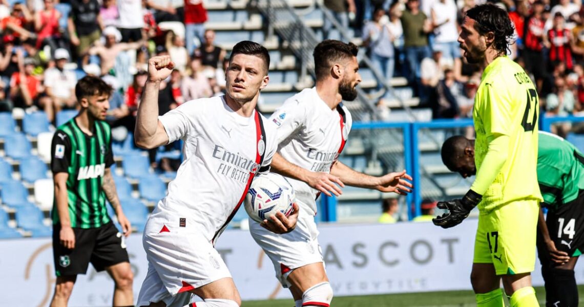 3:3 nach 1:3: Jovic und Okafor verhindern Milan-Niederlage bei Sassuolo