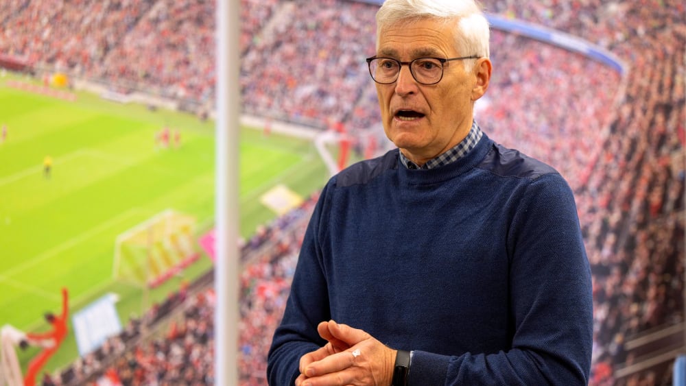 Verteidigte Felix Zwayer und das gegebene späte 2:2 zwischen Leverkusen und Stuttgart: Lutz-Michael Fröhlich, Geschäftsführer der DFB-Schiedsrichter GmbH.