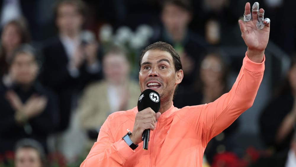 Das war's: Rafael Nadal wird nicht mehr in Madrid aufschlagen.