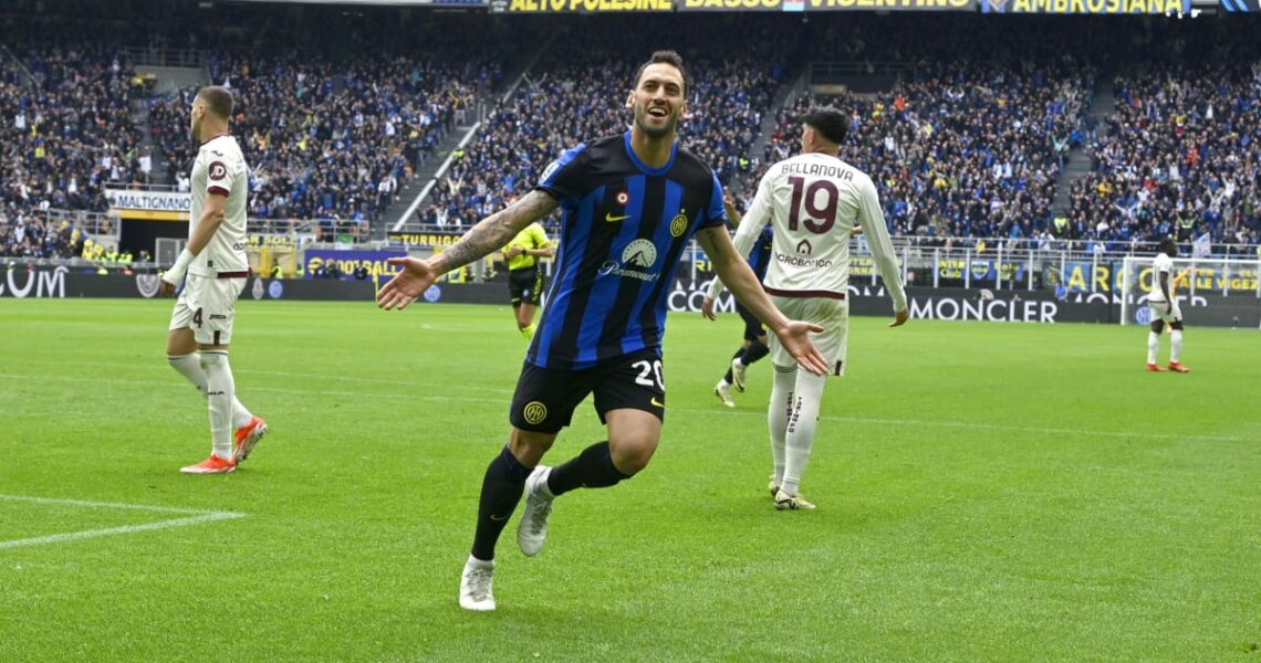 Calhanoglu läutet die Meisterparty ein: Doppelpack sichert Inter den Sieg