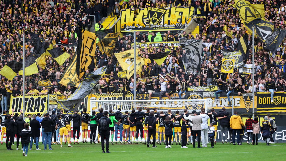 “Die Zuschauer sind unser 12., 13. und 14. Mann”: Aachen ist zurück in der 3. Liga