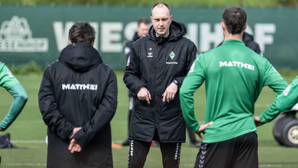 Er gibt in Bremen die Anweisungen: Trainer Ole Werner.