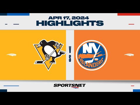 NHL Highlights | Penguins vs. Islanders – April 17, 2024