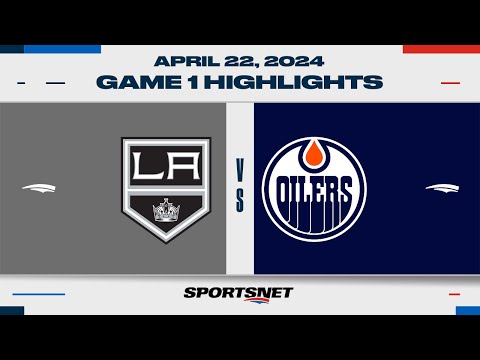 NHL Game 1 Highlights | Kings vs. Oilers – April 22, 2024