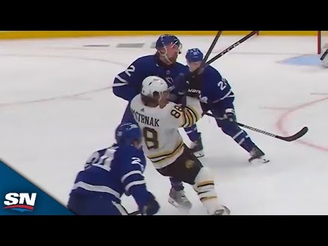 Maple Leafs’ Simon Benoit And Ryan Reaves String Together Trio Of Massive Hits On Bruins