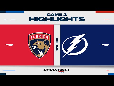 NHL Game 3 Highlights | Panthers vs. Lightning – April 25, 2024