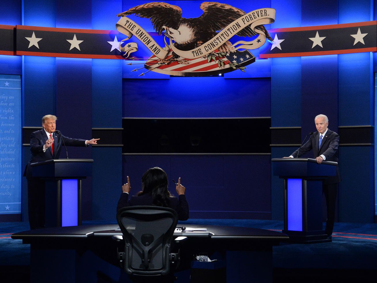 Final U.S. Presidential Debate Between President Trump And Democratic Candidate Joe Biden