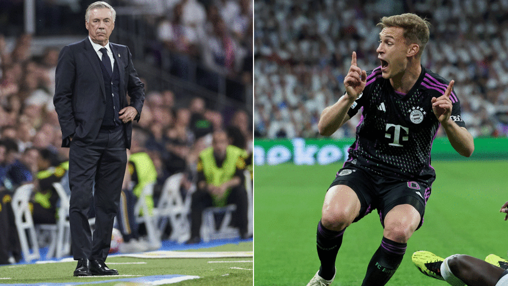 Ancelotti entgegnet Bayerns Schiri-Kritik: “Kimmich wirft sich auch hin”