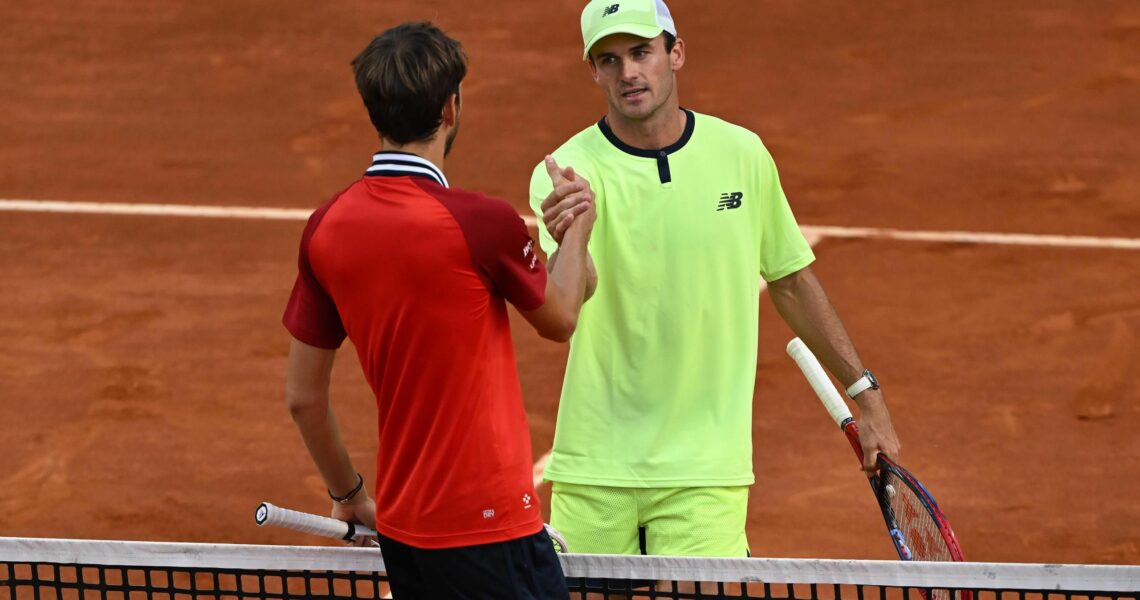 Medvedev suffers shock exit to Paul, Tsitsipas thumps De Minaur at Italian Open