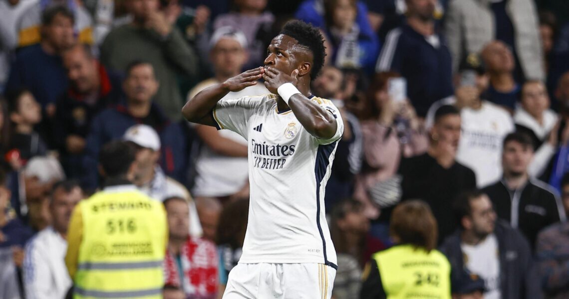 Vinicius strikes twice as Real ease past Alaves