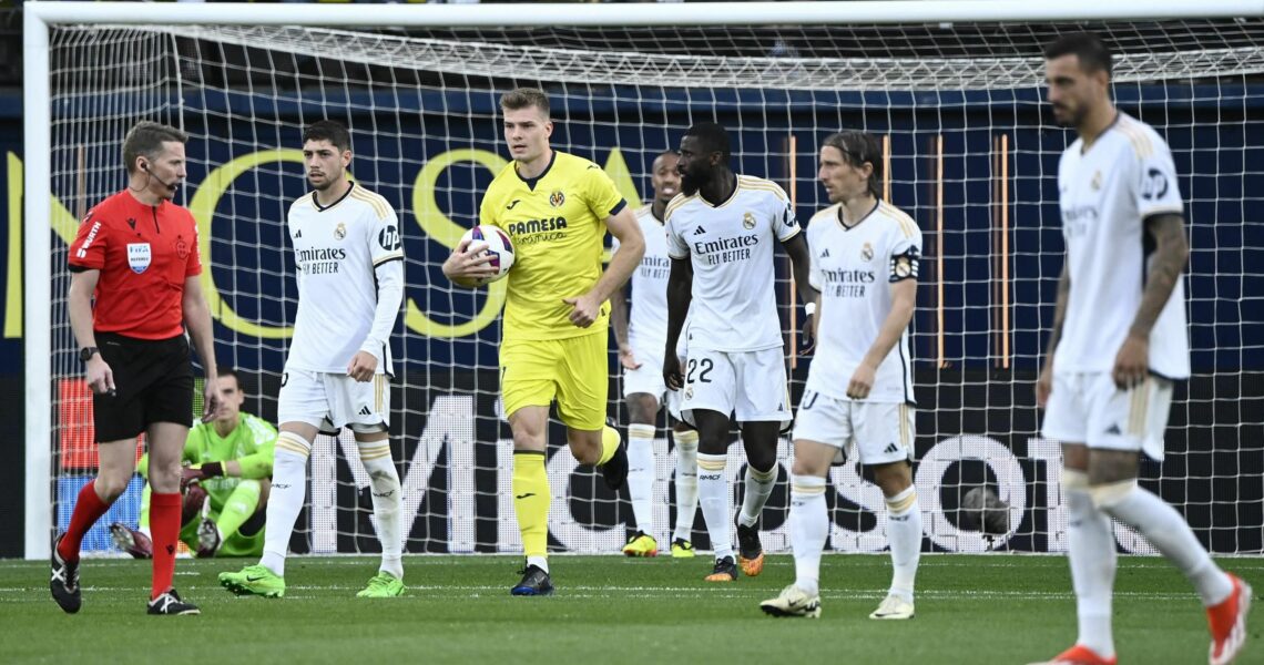 Real Madrid pegged back in eight-goal thriller with Villarreal