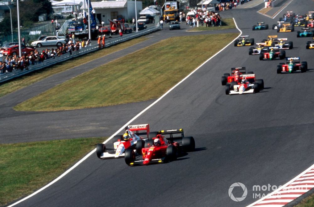 Senna was not above misjudgements, such as his move on Prost at Suzuka's first corner in 1990 to settle the world championship