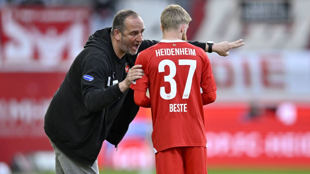 Kann im Endspurt aus dem Vollen schöpfen: Heidenheim-Coach Frank Schmidt