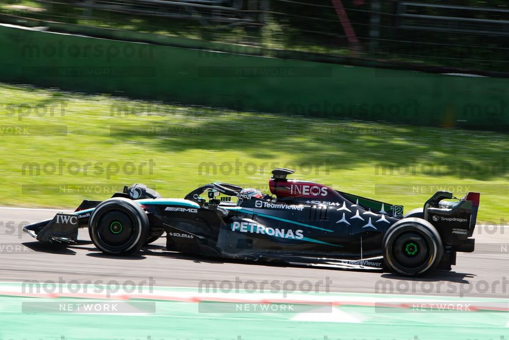 Andrea Kimi Antonelli, Mercedes testing at Imola 
