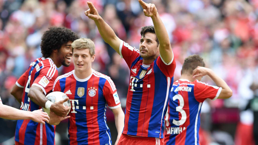 Toni Kroos und Claudio Pizarro spielten gemeinsam bei Bayern München.