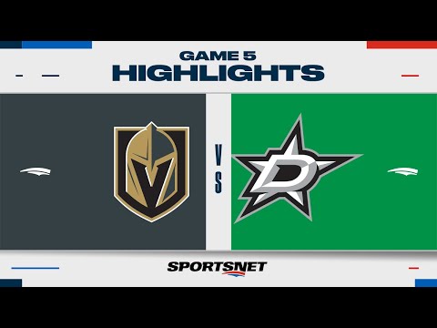 NHL Game 5 Highlights | Golden Knights vs. Stars – May 1, 2024