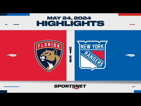 NHL Game 2 Highlights | Panthers vs. Rangers – May 24, 2024