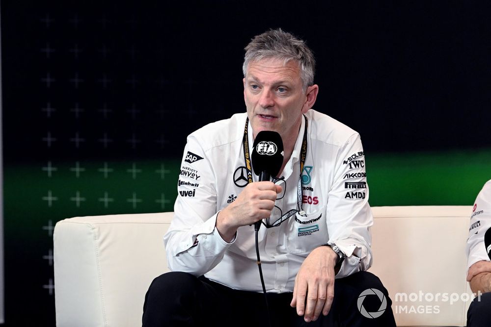 James Allison, Technical Director, Mercedes-AMG F1 Team, in the Team Principals Press Conference