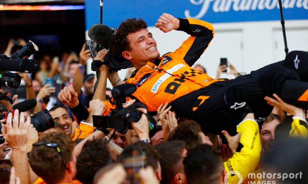 Miami F1 win a weight off McLaren’s shoulders, not just Norris