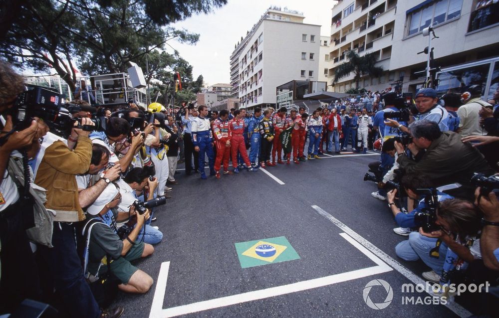 Senna's absence was keenly felt when the paddock reconvened in Monaco