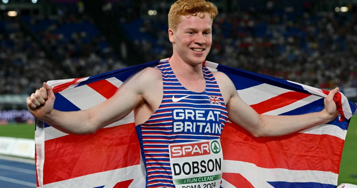 ‘Over the moon’ – Dobson takes 400m European silver, Caudery earns pole vault bronze