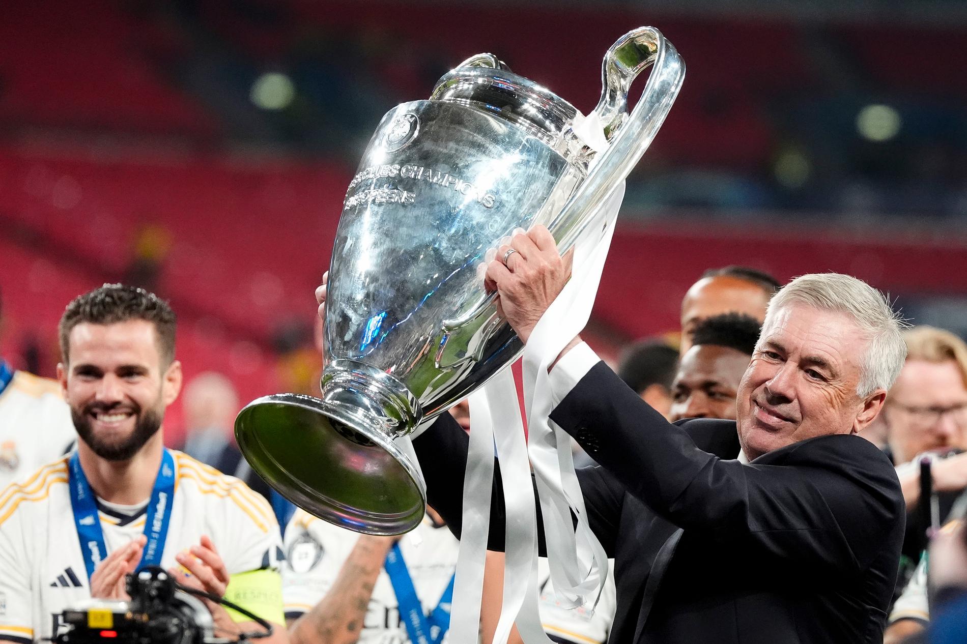 Carlo Ancelotti vann nyligen Champions League med Real Madrid. Arkivbild.