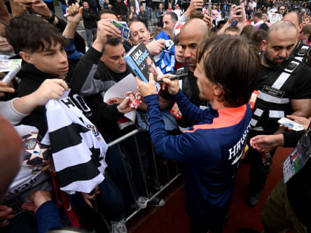 Seine Autogramme sind heiß begehrt: Luka Modric.