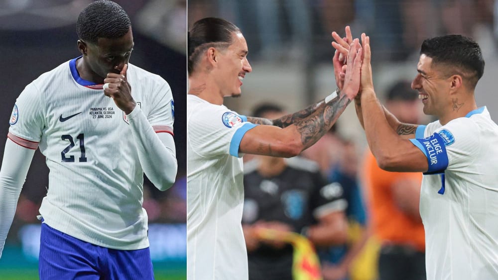 USA patzen nach Weahs Tätlichkeit – Suarez bei Uruguay-Kantersieg gefeiert