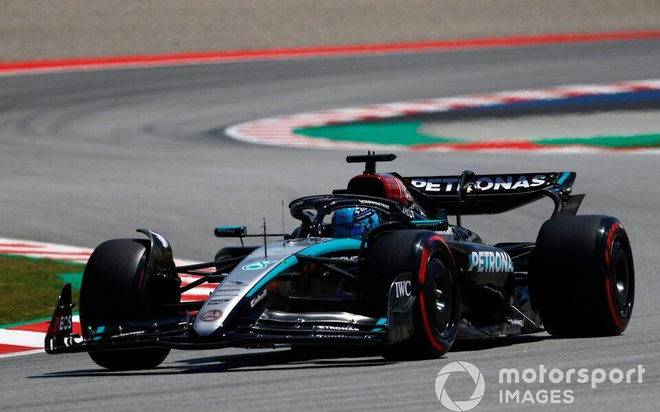 Russell explains F1 Spanish GP qualifying mix-up with Hamilton