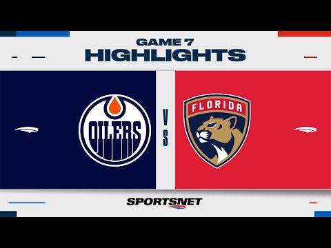 Stanley Cup Final Game 7 Highlights | Oilers vs. Panthers – June 24, 2024