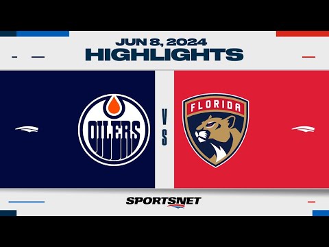 Stanley Cup Final Game 1 Highlights | Oilers vs. Panthers – June 8, 2024