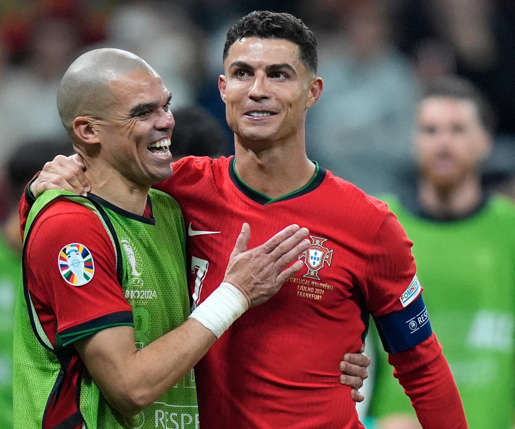 Pepe och Ronaldo.